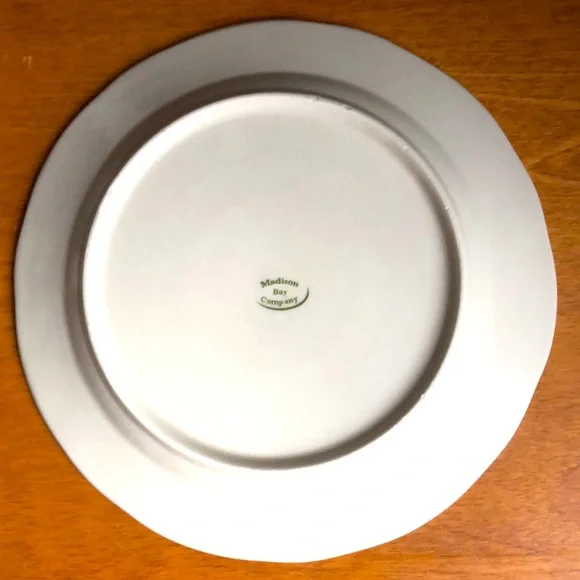 Green Scrolls / Landscape Salad Plate by Madison Bay Company - Picture 4 of 4